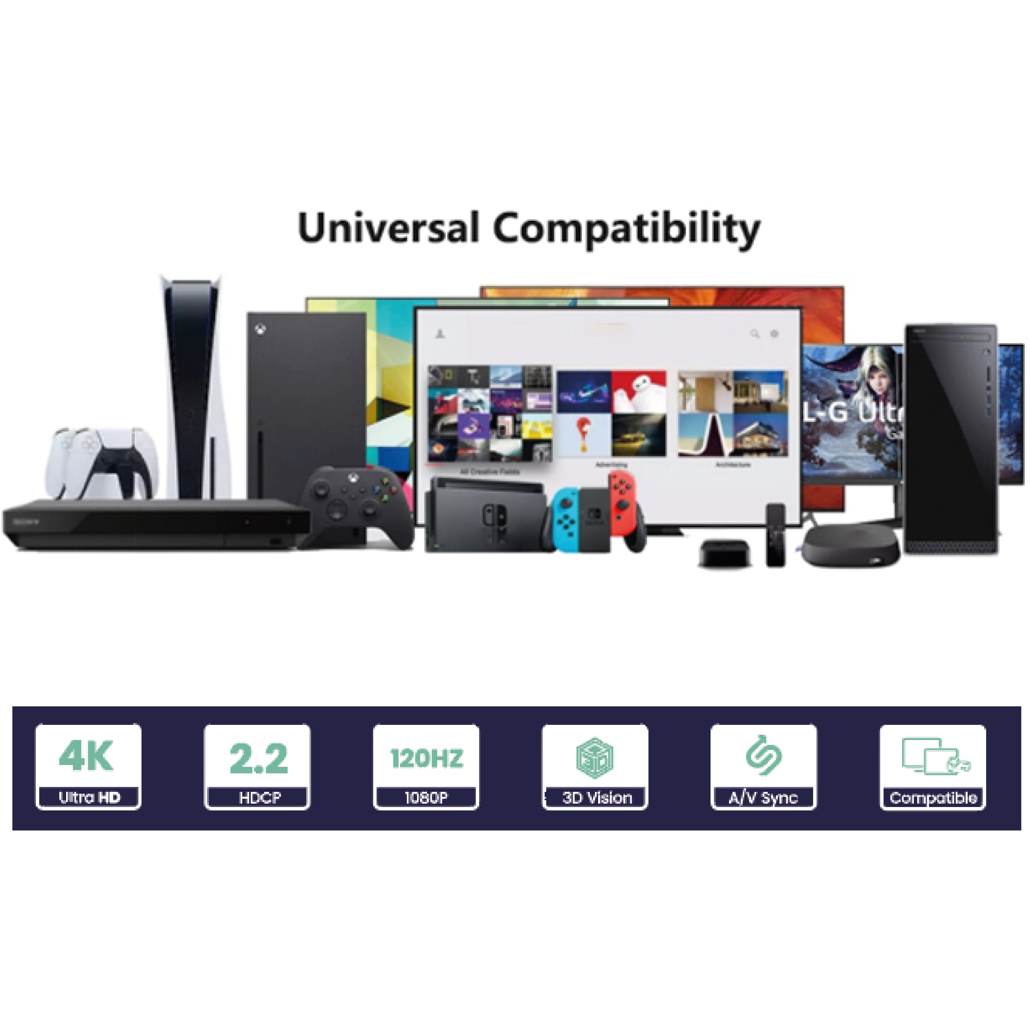 كيبل Celeris Power Stream من القماش المضفر من ليزل Hdmi إلى Hdmi بطول 2 متر | أسود كيبل Celeris Power Stream من القماش المضفر من ليزل Hdmi إلى Hdmi بطول 2 متر | أسود